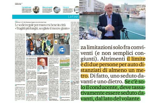 Fase 2, come si viaggerà in auto. Così il super esperto dà i numeri