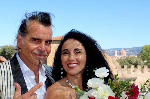 Lui rock, lei classica: le nozze di Piero Pelù e Gianna Fratta