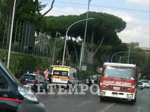 Auto sospetta, allarme bomba in viale Aventino davanti alla Fao