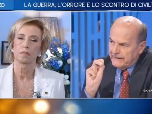 Otto e mezzo, Bersani contro la "regina Giorgia": il nuovo tormentone della sinistra