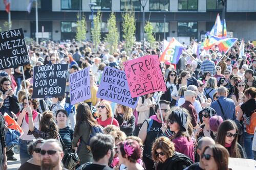 Verona blindata per il corteo femminista: "No al Medioevo"