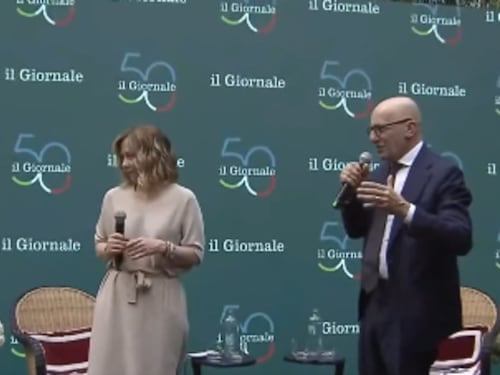 Meloni alla festa de Il Giornale: "Noi coraggiosi, opposizione contraria a tutto"