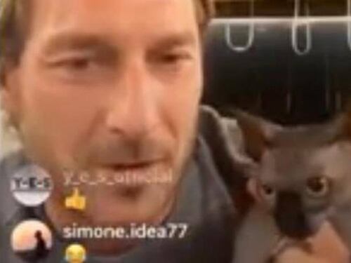 Totti show su Instagram. E a Vieri confessa: mi stavo lasciando con Ilary...
