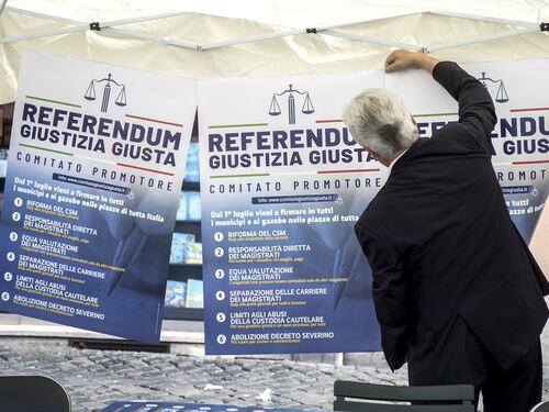 Referendum giustizia, il silenzio delle tv è inaccettabile: esposto all'Agcom