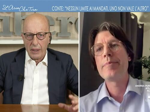 L’aria che tira, "venditore di polizze e segretaria come ministri”. Alessandro Sallusti zittisce l'ex grillino
