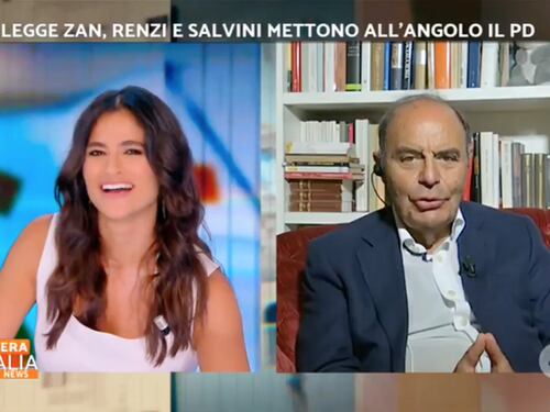 Stasera Italia, l’elogio di Bruno Vespa per il colpo grosso di Giorgia Meloni a Milano