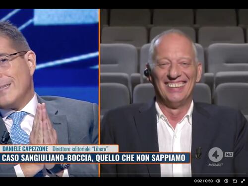 Zona Bianca, “impossibile sopravvivere”. Capezzone e l’esito scontato per Sangiuliano