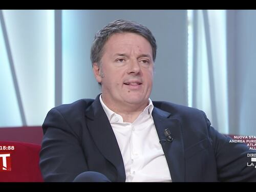 Tagadà, profezia di Renzi sul Pd: “Stravince Bonaccini”. Ma lui tifa Schlein