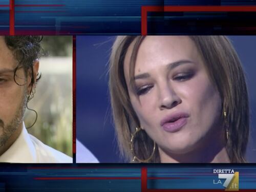 Non è l'Arena, brivido per Fabrizio Corona. Da Giletti spunta Asia Argento