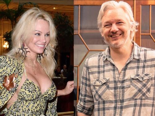 Tra Pamela Anderson e Julian Assange è amore