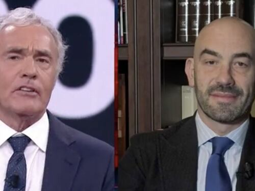 Non è l'Arena, svolta buonista di Bassetti e Giletti si infuria: "È diventato un politico". Scontro clamoroso