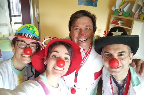 Risate e musica per la clownterapia