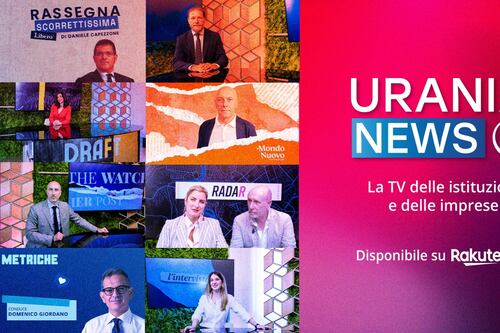 URANIA NEWS sbarca su Rakuten tv: è il primo canale italiano di news