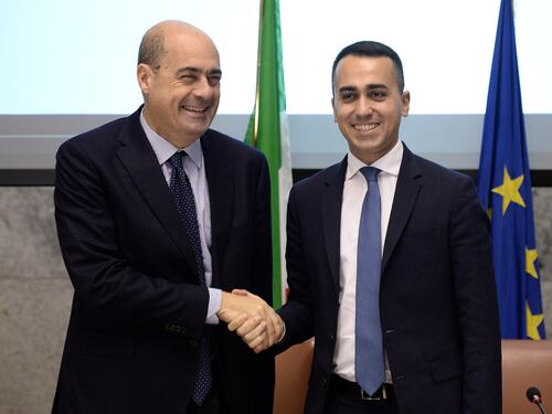 Zingaretti e Di Maio, prove d'intesa per fare il governo