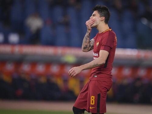 Roma, Diego Perotti s'infortuna. A rischio forfait contro l'Inter