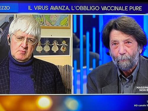 Se provocate mi alzo e me ne vado, Cacciari show dalla Gruber