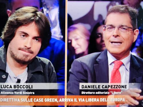 Dritto e rovescio, Capezzone affossa l'ideona sinistra sulle case green: "Che fregatura"