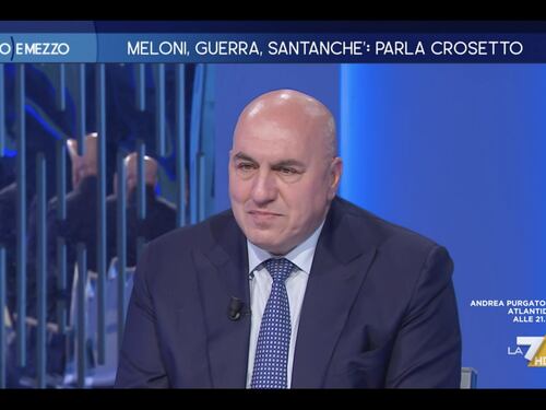 Otto e mezzo, Crosetto lascia lo studio senza parole: “Non mi mettono i piedi in testa”