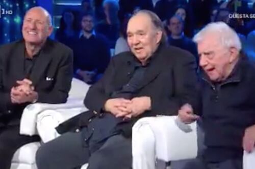 Il ritorno di Giampiero Galeazzi. Commozione e sorrisi a Domenica In