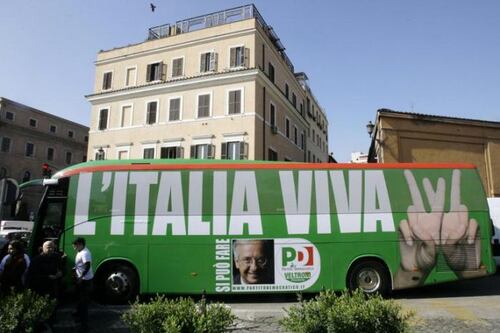 L'Italia Viva di Renzi? Era già sui pullman di Veltroni