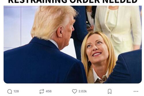 Trump, ossessione per Meloni. Ancora attacchi alla premier: "Necessario un ordine restrittivo"