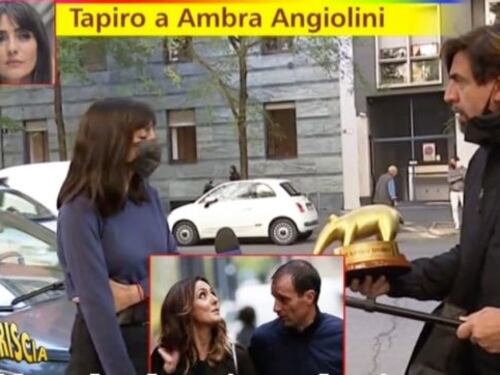 Caso Striscia la Notizia, il tapiro d’Oro in causa con i legali di Ambra Angiolini