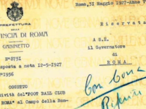"La Roma nata in Serie B? No, è la Lazio ad essere stata ripescata nel 1929"