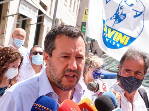 Il "sabotatore" e il "palo", così Salvini assegna i ruoli a Conte e Letta