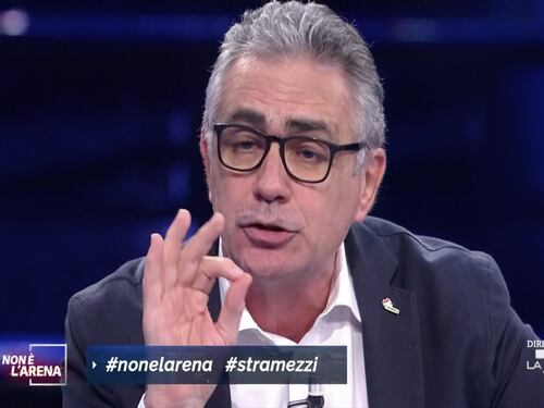 Non è l'Arena, scontro tra titani Pregliasco-Stramezzi. Rissa e urla sulle cure domiciliari anti-Covid