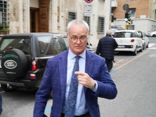 Ranieri atterra a Ciampino. A Trigoria il primo allenamento