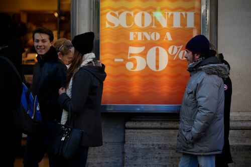 Saldi al via. A Roma partono il 4 gennaio