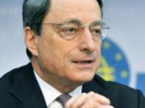 Draghi: "Troppi giovani disoccupati"