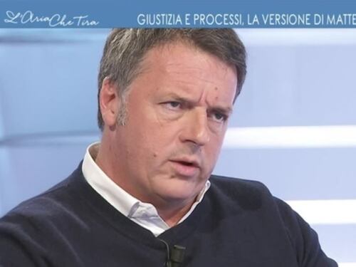 L'Aria Che Tira, l'affondo di Renzi contro i giudici: chi sbaglia deve pagare