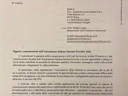Vietato dire "Skype" in direttaIl divieto dell'Agcom alla Rai