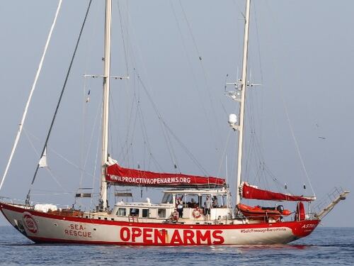 Arrivate in Spagna le navi Open Arms