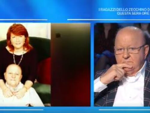 Boldi in lacrime per la moglie a "Domenica in"