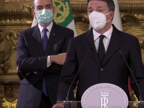 Consultazioni, Matteo Renzi dal presidente Mattarella: "Disponibili anche a un governo istituzionale"