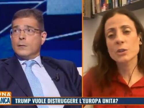 Zona Bianca, Capezzone inchioda Tocci: "Preoccupata da Trump ma serena per l'Iran?"
