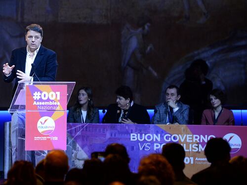 Renzi battezza Italia Viva e avvisa Conte: "Ti sosteniamo, però..."