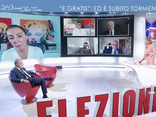 L'aria che tira, Alessandra Ghisleri: così Conte si prende i voti di Letta. Autogol del Pd al Sud