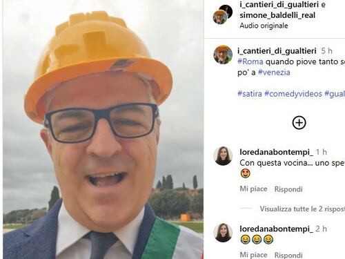 La satira di Simone Baldelli su Gualtieri: “Adesso ci mancano solo le gondole”