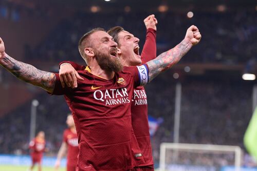 De Rossi rimette la Roma in corsa per la Champions
