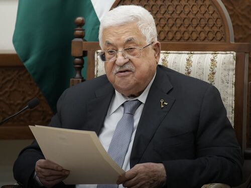 Abbas fissa le condizioni per la pace in Medio Oriente
