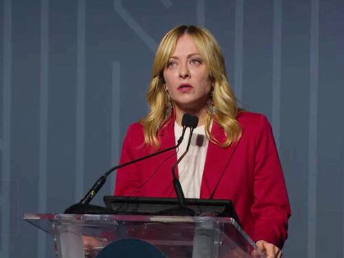 Giorgia Meloni premiata dai conservatori europei: "Noi dalla parte giusta della storia"