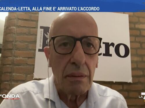 In Onda, Sallusti asfalta Letta sull'accordo con Calenda: “Si è bevuto il cervello"