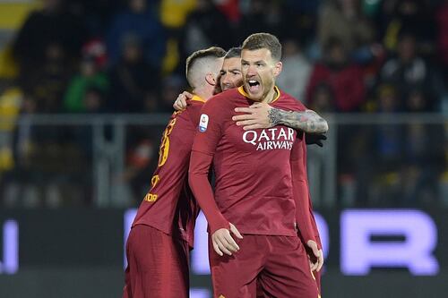 Una brutta Roma trema a Frosinone. Dzeko risolve al 95°