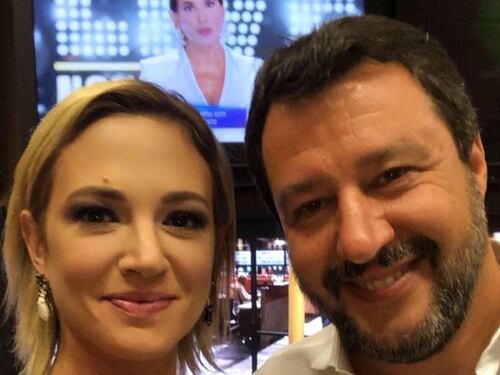 Salvini-Asia Argento, lite in tv. Poi fanno pace così