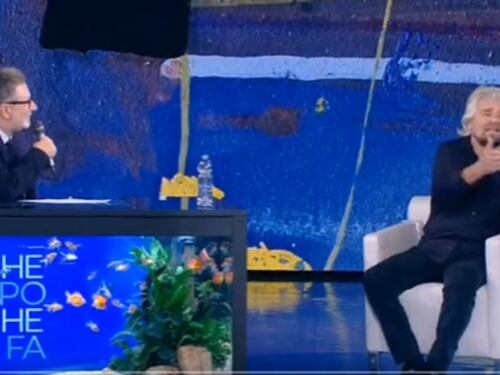 Beppe Grillo, il pubblico lo condanna: "Il comico". E Fazio si arrampica