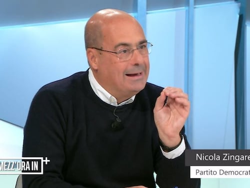 Mezz'ora in più, Zingaretti su Conte: lo critica poi lo vuole come alleato