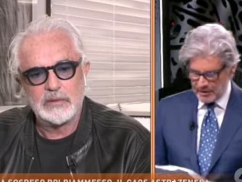 Dritto e Rovescio, Flavio Briatore contro Speranza sui vaccini: "No a ministri che ragionano con la testa dei tedeschi"